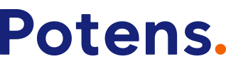 포텐스닷(Potens.) 로고
